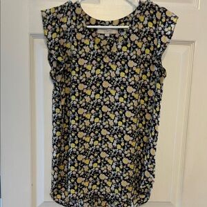 LOFT Multicolor Floral Top